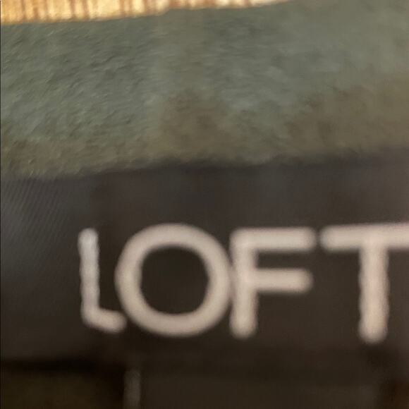 LOFT Dark Green Pants. L - Picture 5 of 5